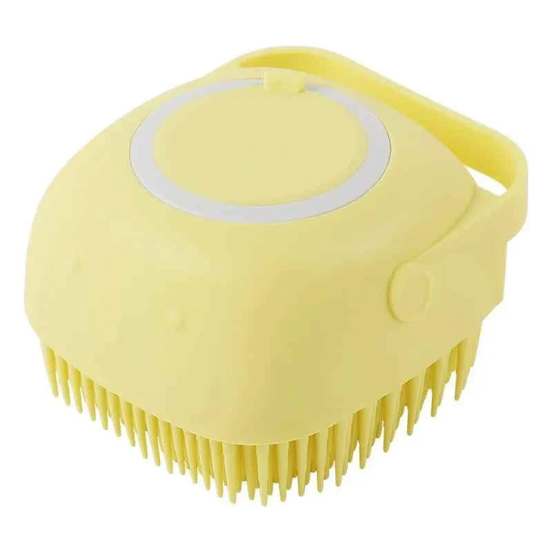 Dog & Cat Bath Massage Brush – Soft Silicone Pet Accessories Tools