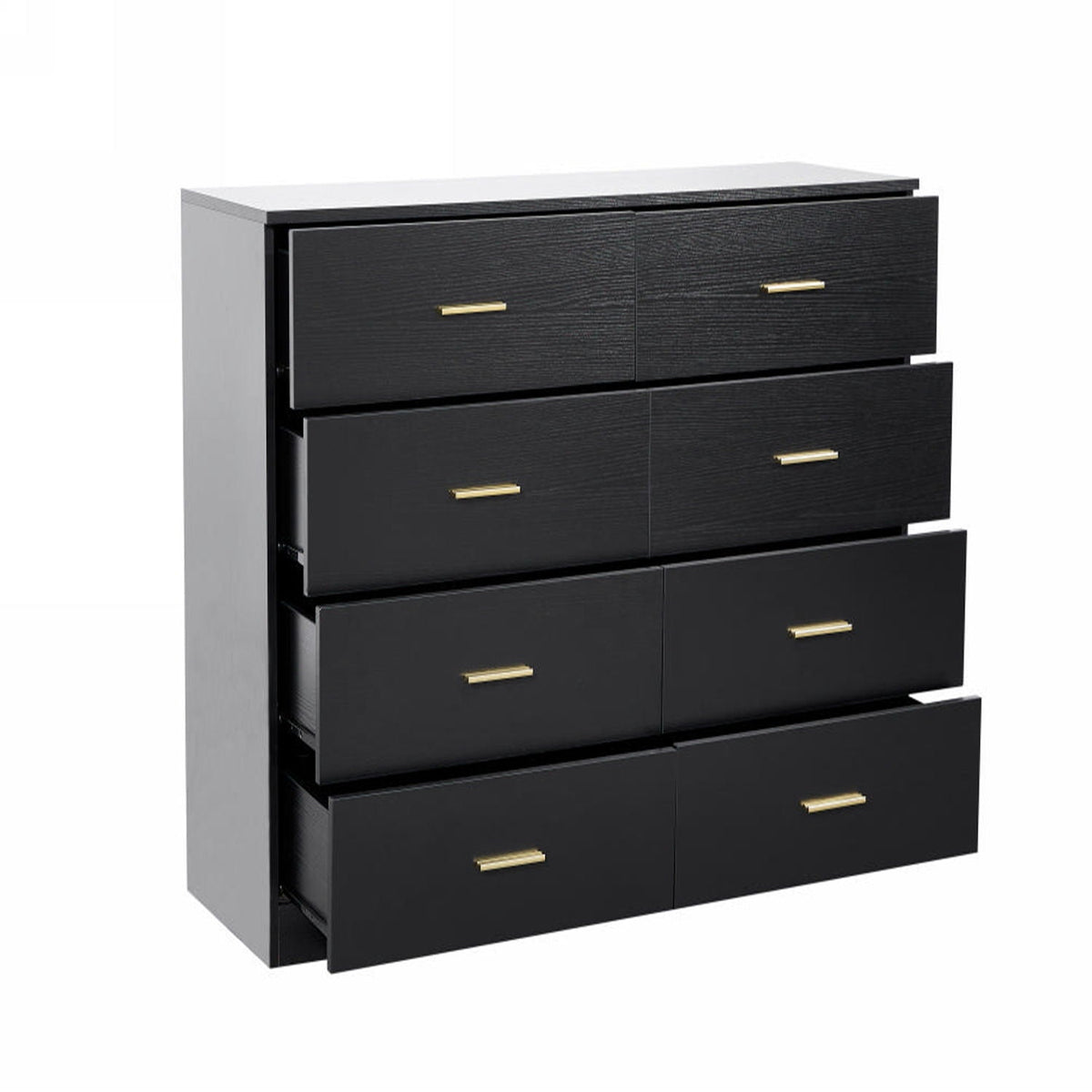 Modern Drawer Dresser For Bedroom, Ample Storage Wide Chest Of Drawers