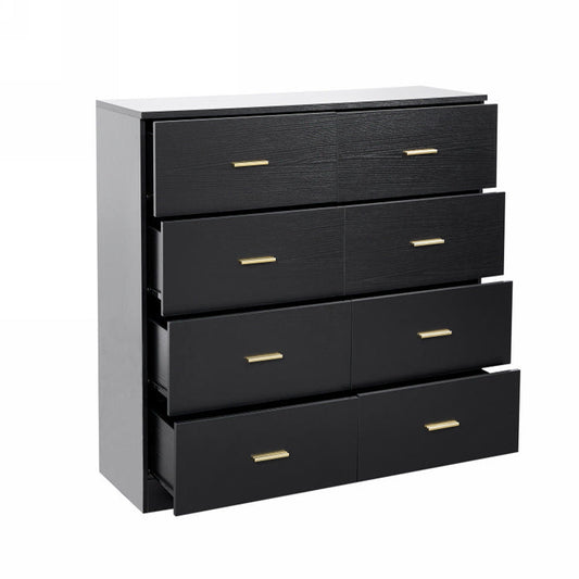 Modern Drawer Dresser For Bedroom, Ample Storage Wide Chest Of Drawers